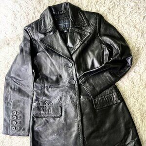 Black Leather Jacket - vintage